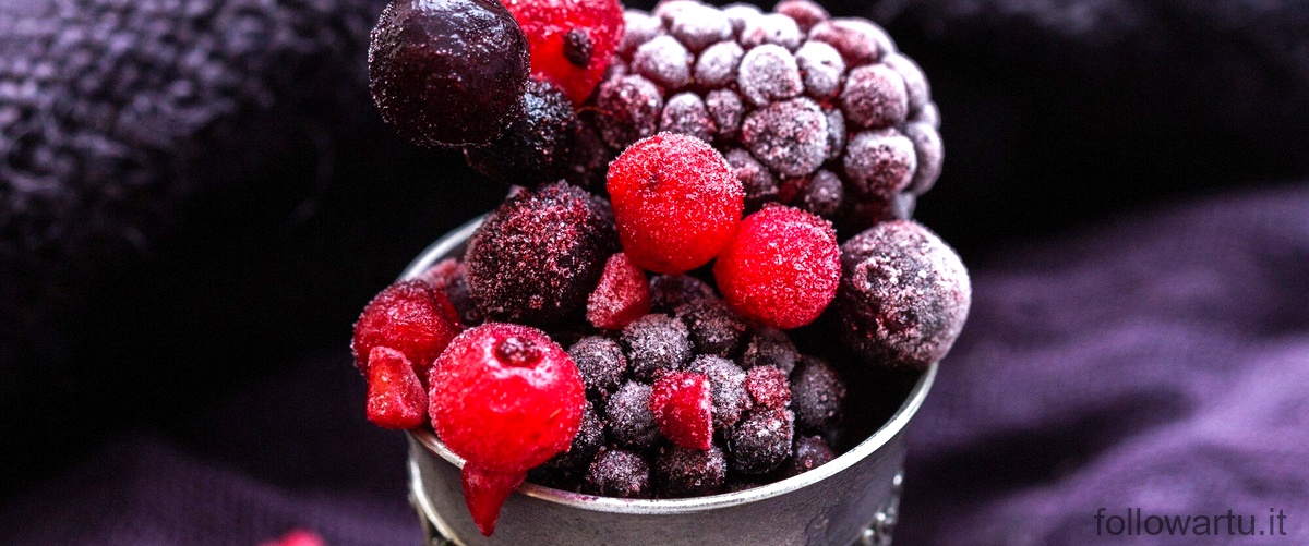 Come scongelare la frutta congelata?