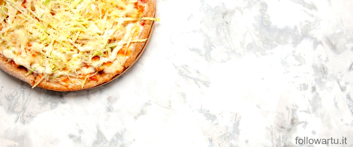 Cosa abbinare alla pizza bianca?